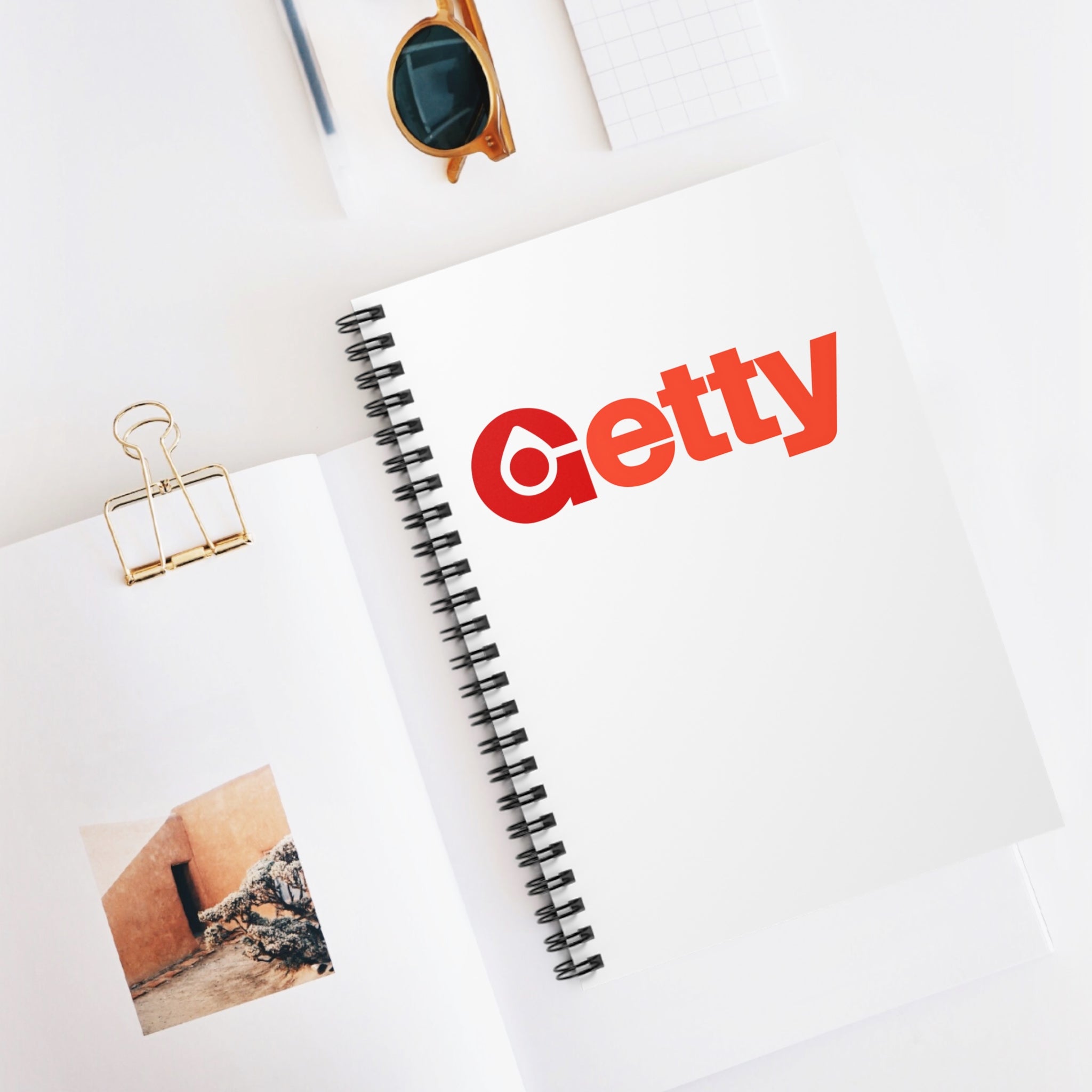 Getty Oil Spiral Notebook