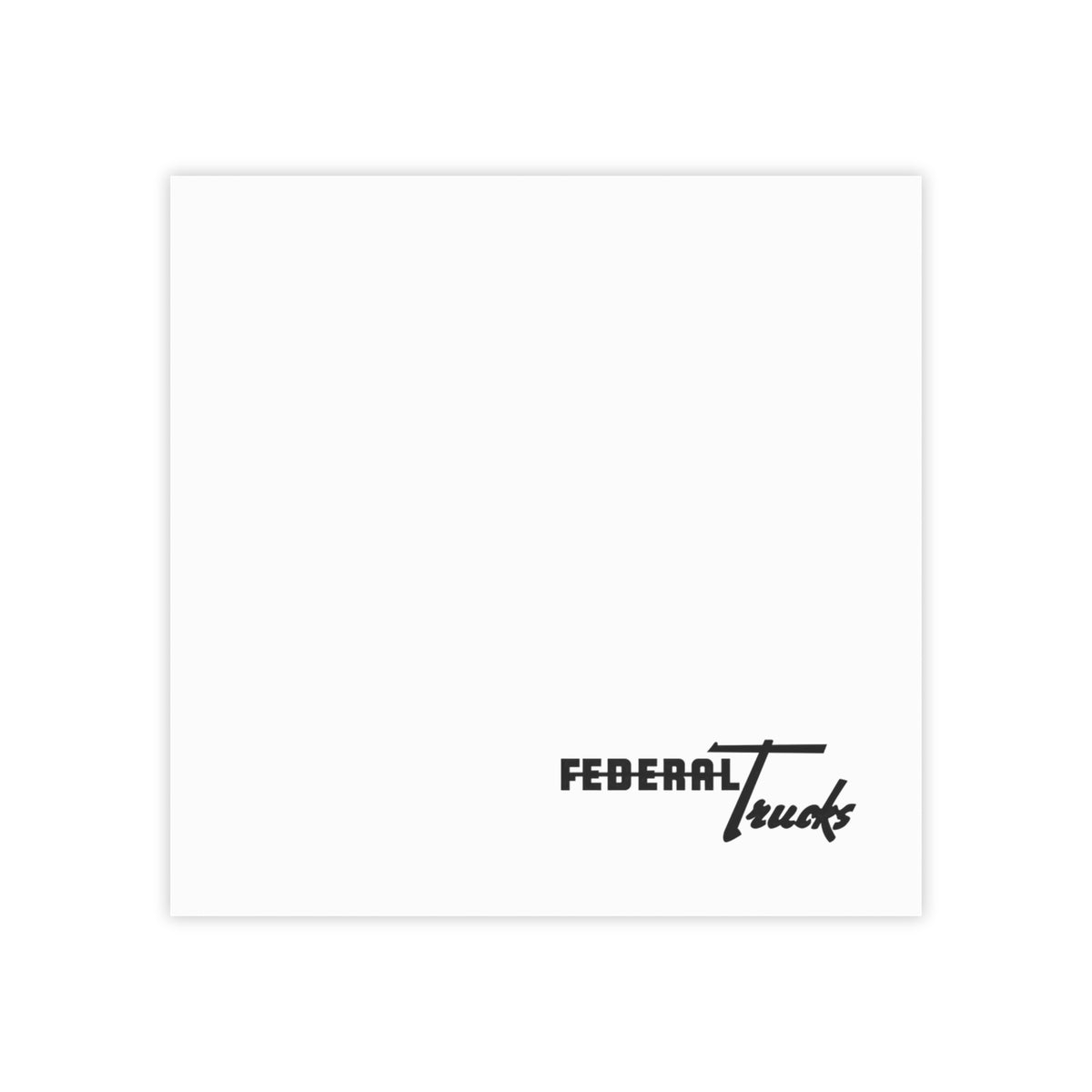 Federal Motor Truck Company Sticky Post-it Note Pad