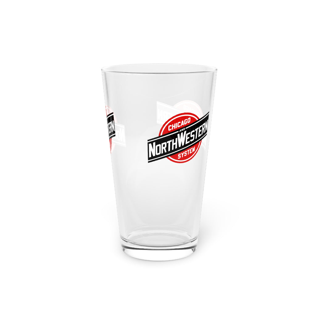 Chicago and North Western Railway 16oz Pint Glass