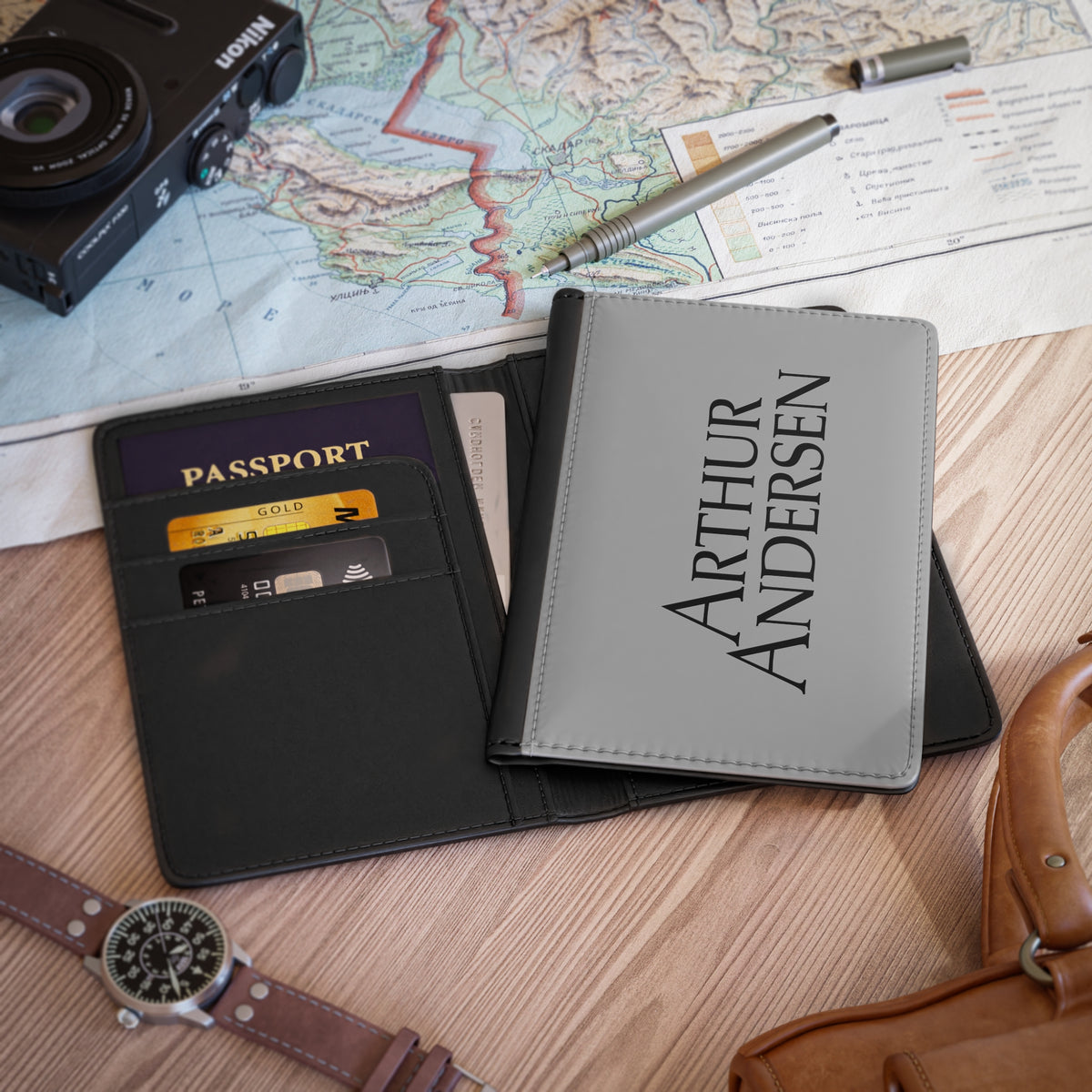 Arthur Andersen Passport Cover