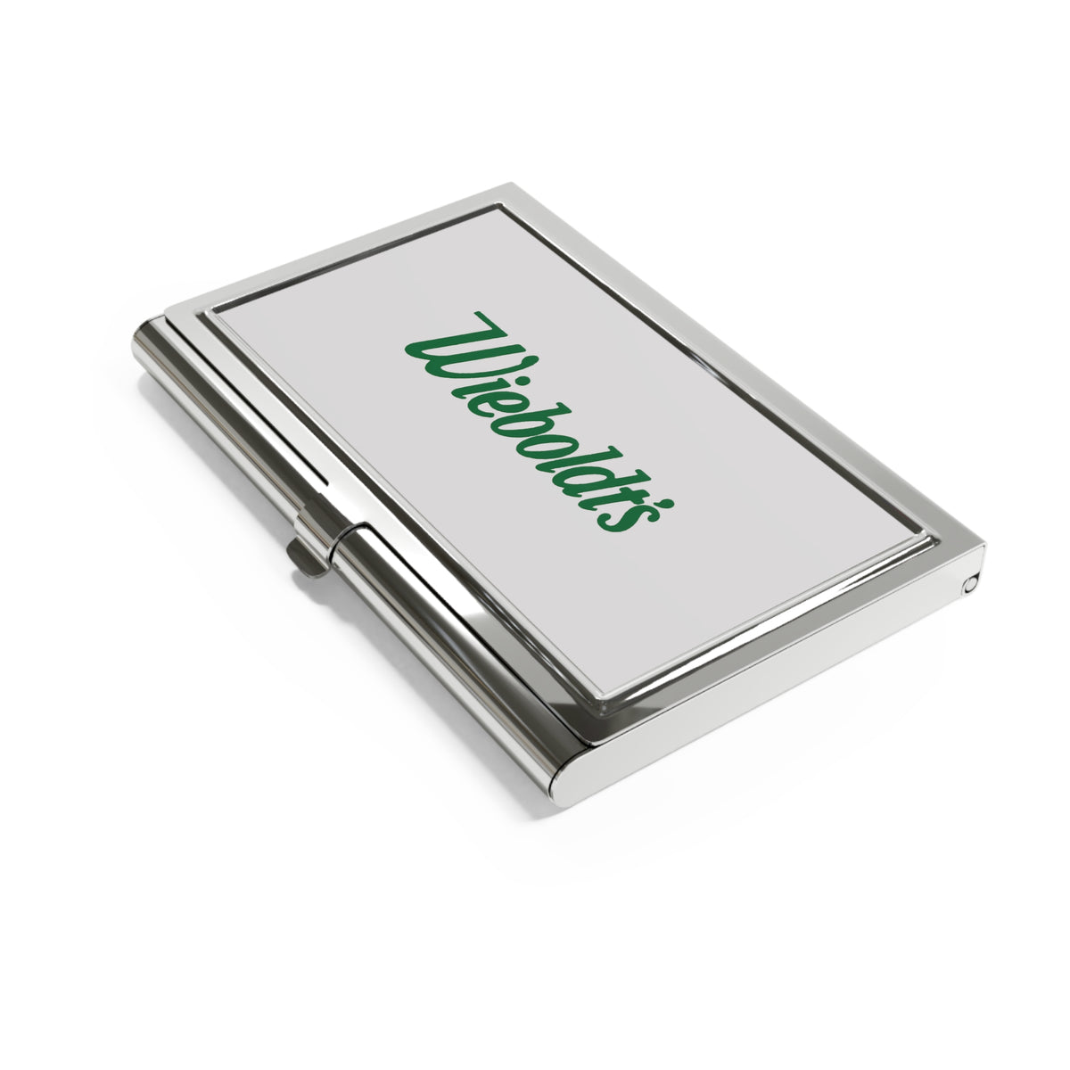 Wieboldt's Metal Business Card Holder