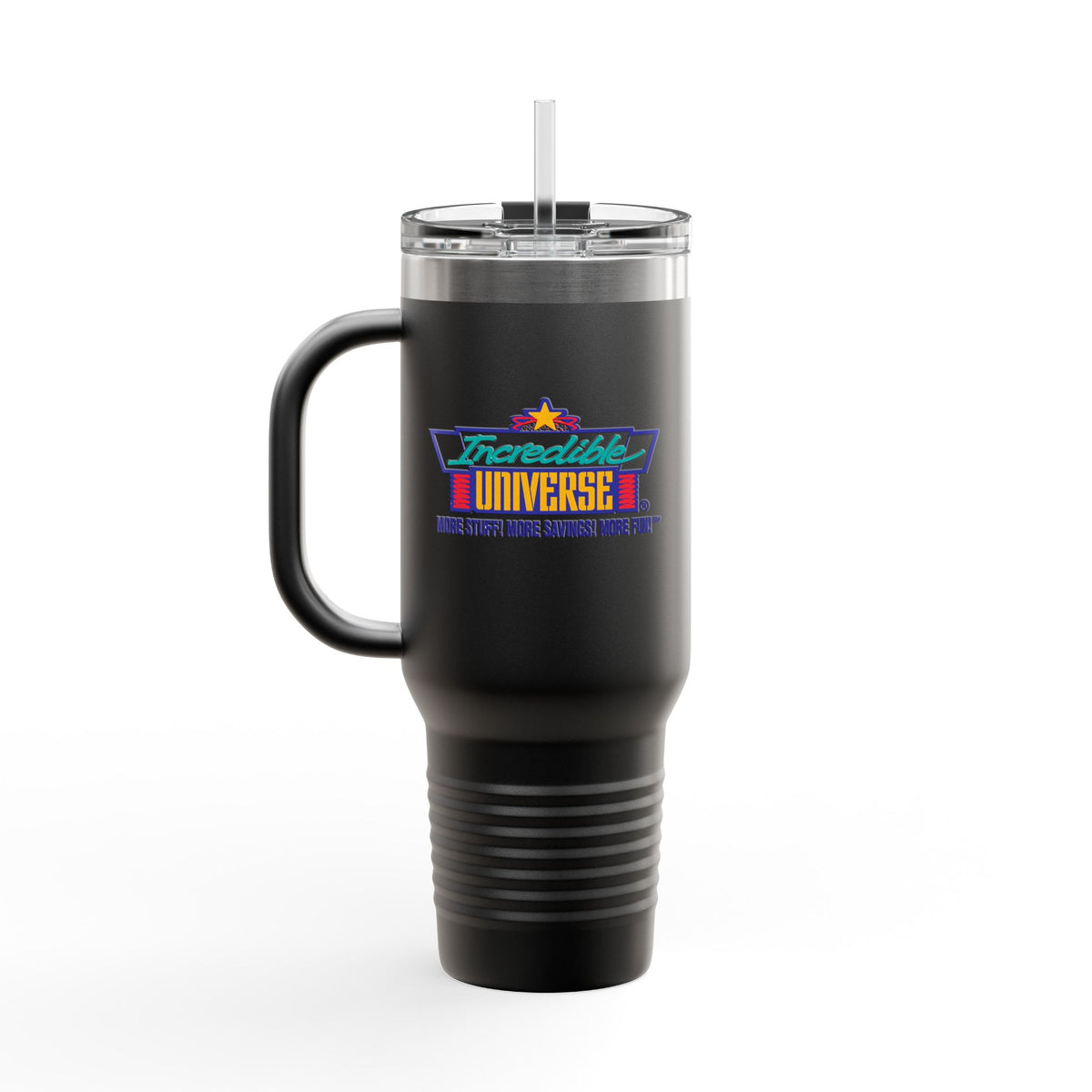 Incredible Universe 40oz Insulated Travel Mug Stainless Tumbler