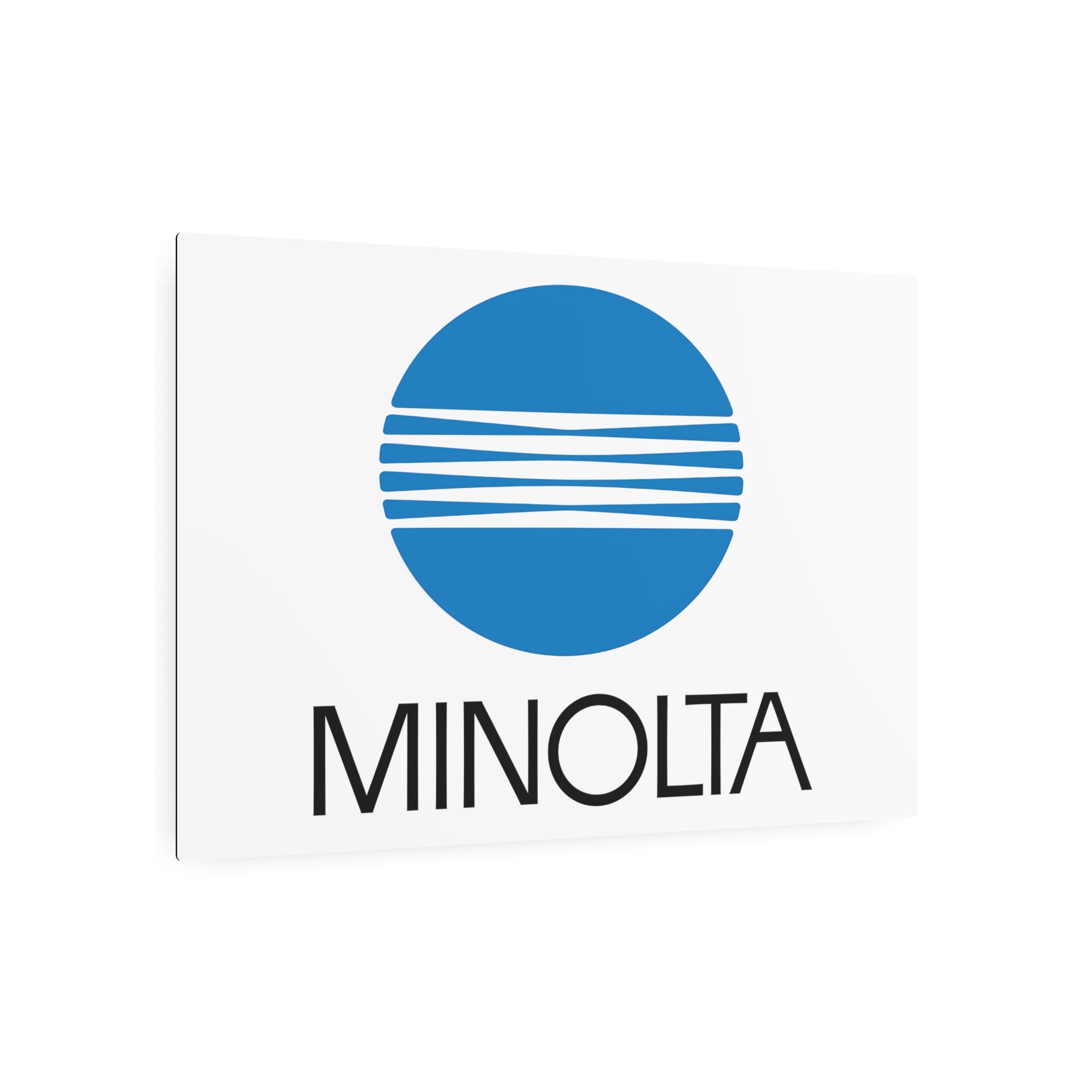 Minolta Metal Sign