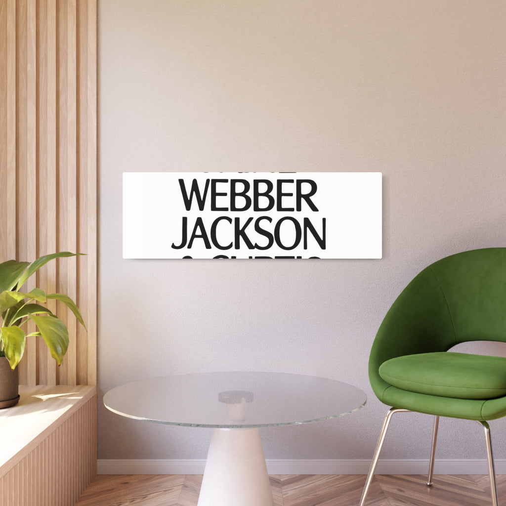 Paine Webber Jackson & Curtis Metal Sign