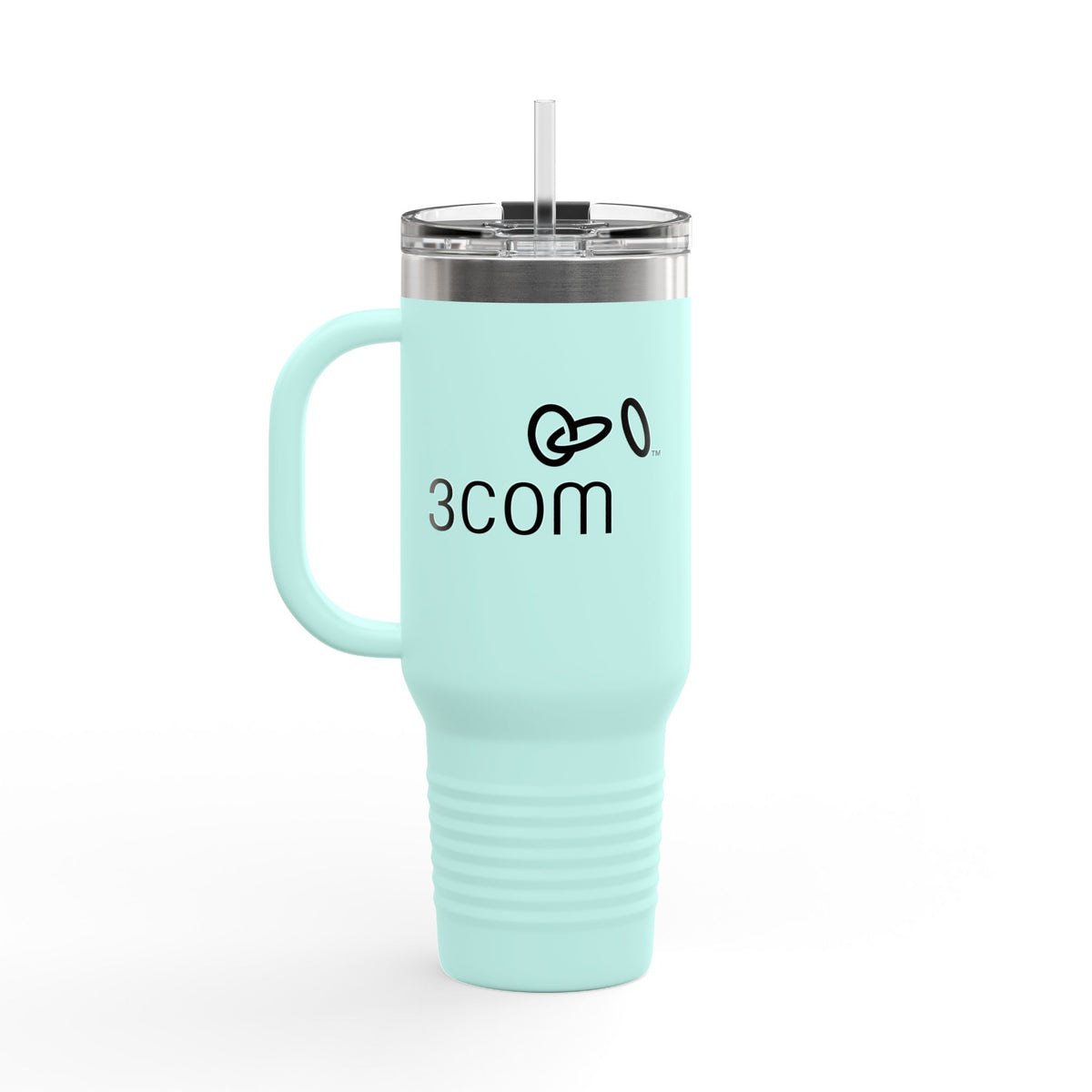 3Com Corporation 40oz Insulated Travel Mug Stainless Tumbler