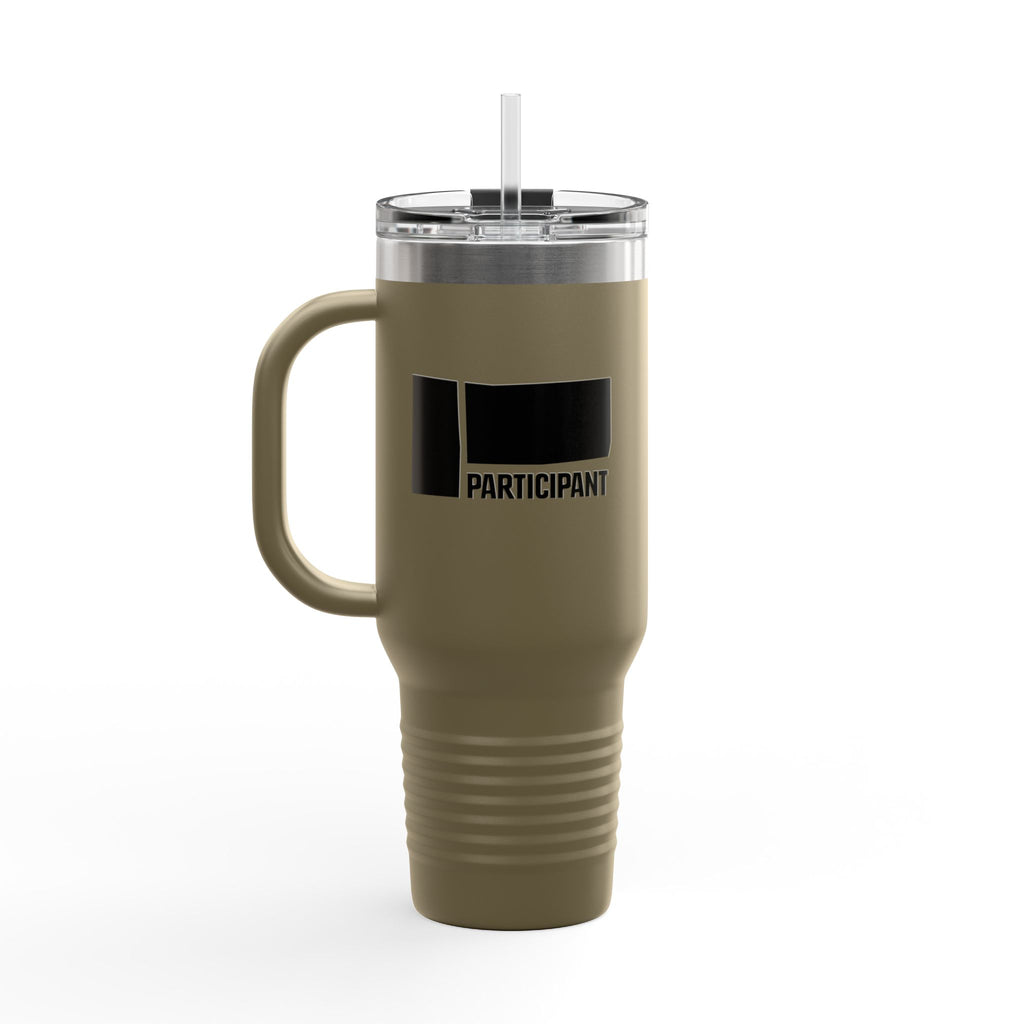 Participant Media 40oz Insulated Travel Mug Stainless Tumbler