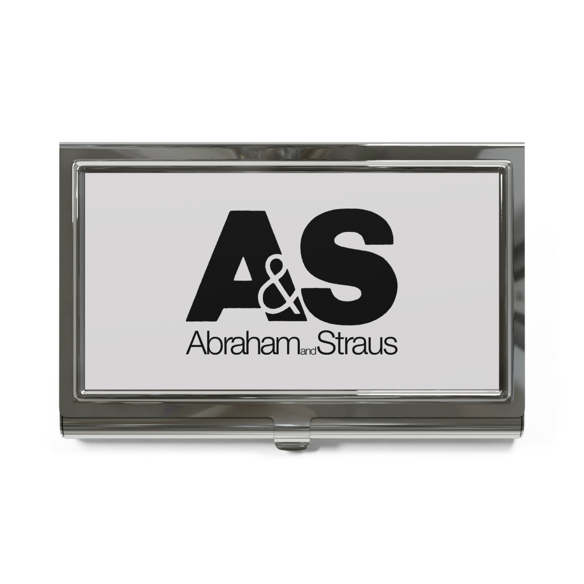 Abraham & Straus Metal Business Card Holder