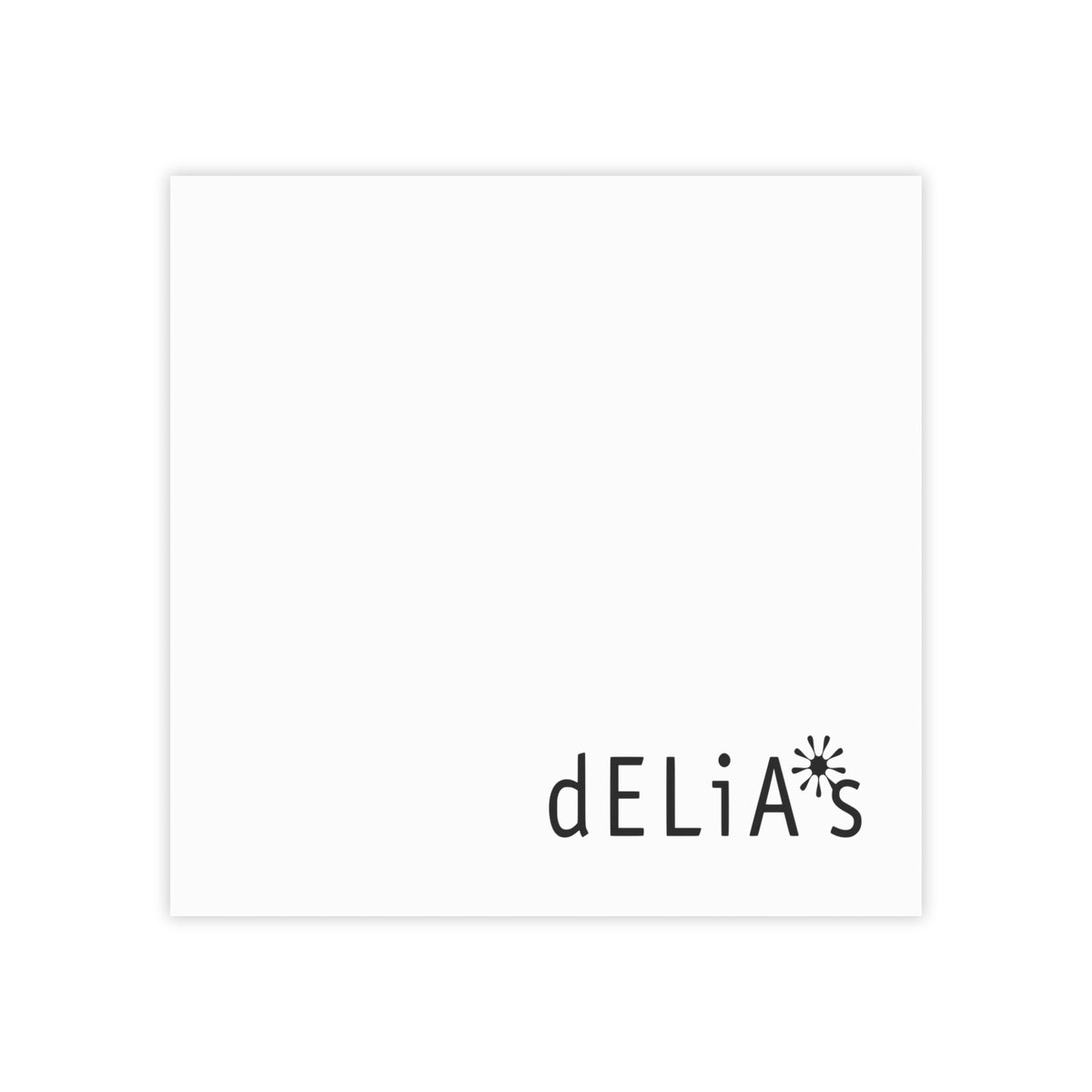 Delia's Sticky Post-it Note Pad