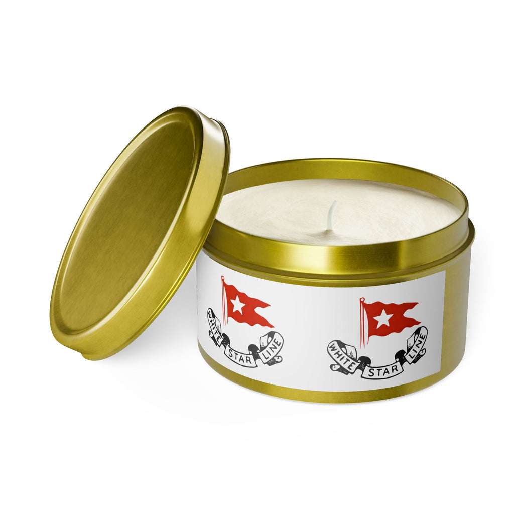 White Star Line Tin Candle