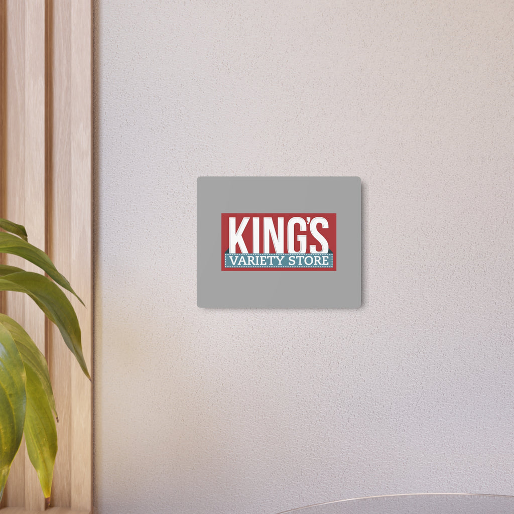 King's Variety Store Metal Sign