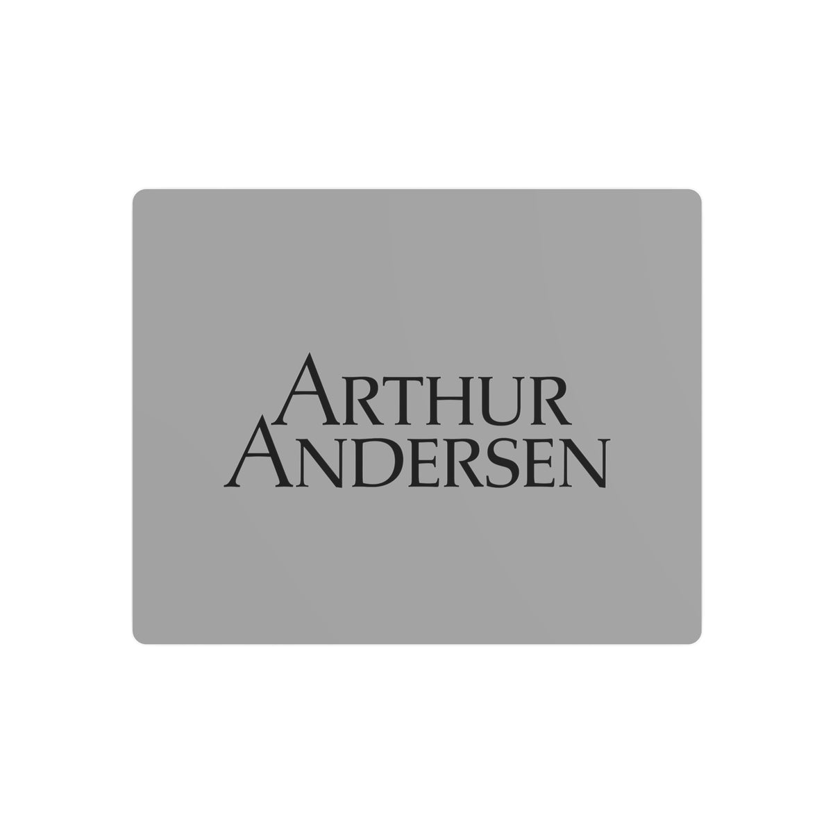 Arthur Andersen Metal Sign