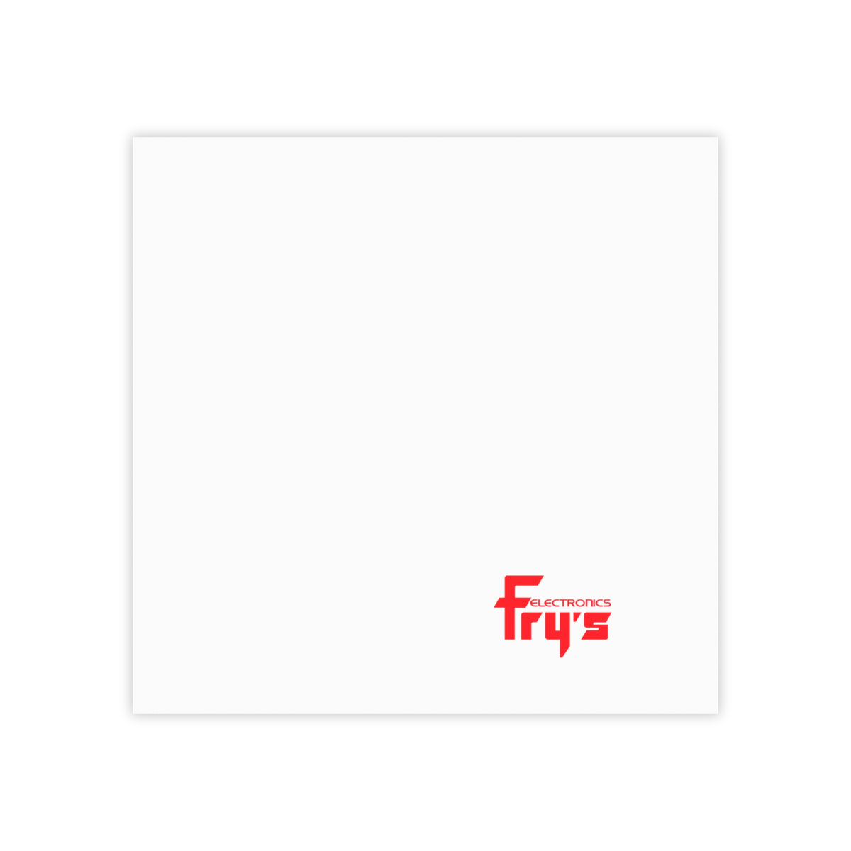 Fry's Electronics, Inc. Sticky Post-it Note Pad