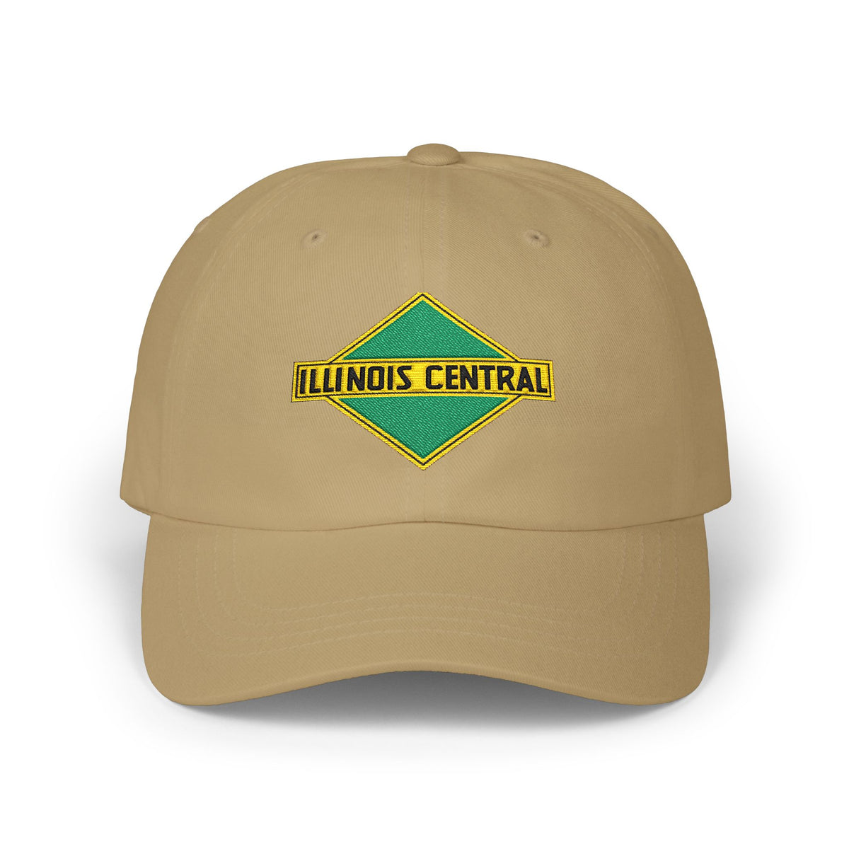 Illinois Central Railroad Embroidered Dad Cap Hat