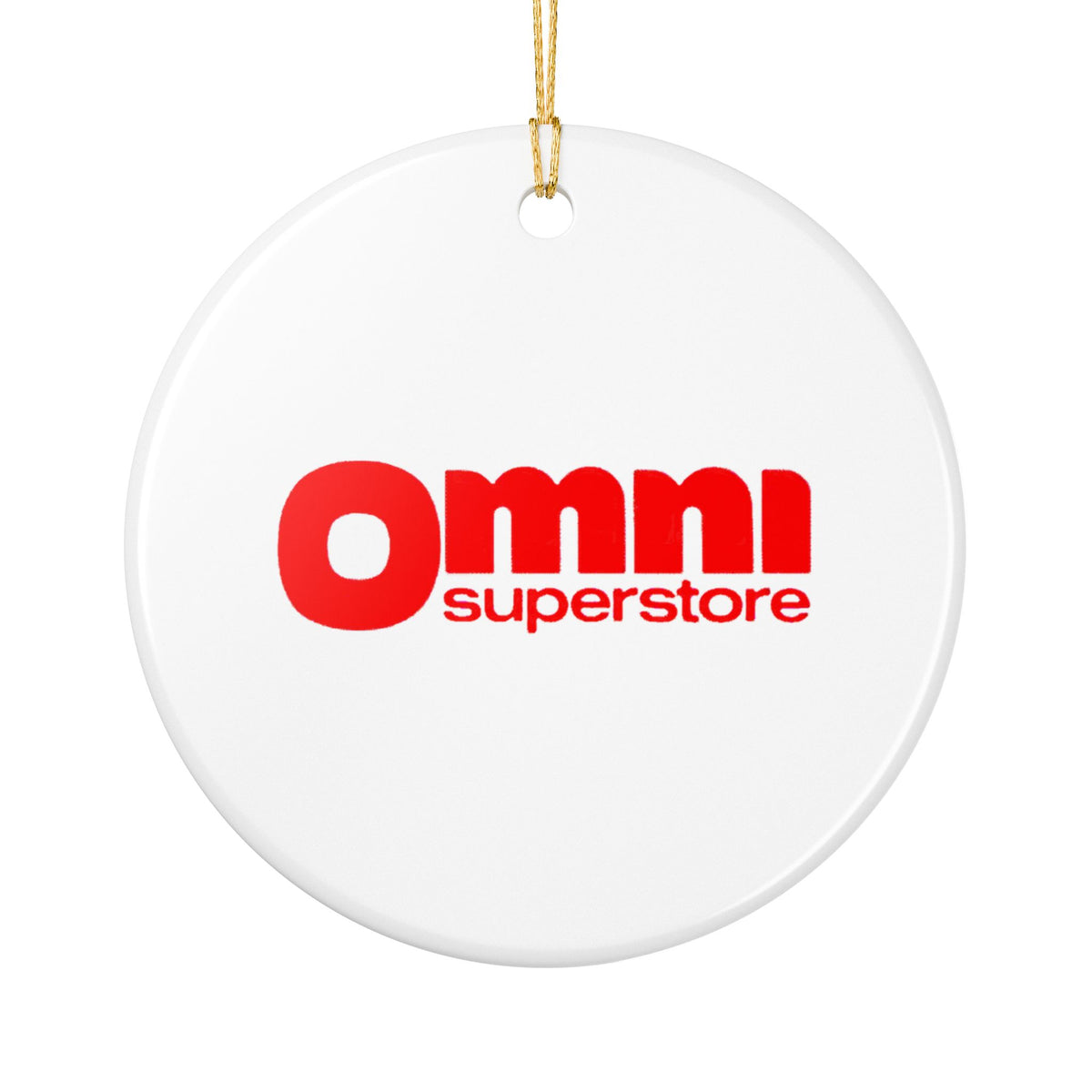 Omni Superstore Ceramic Ornament