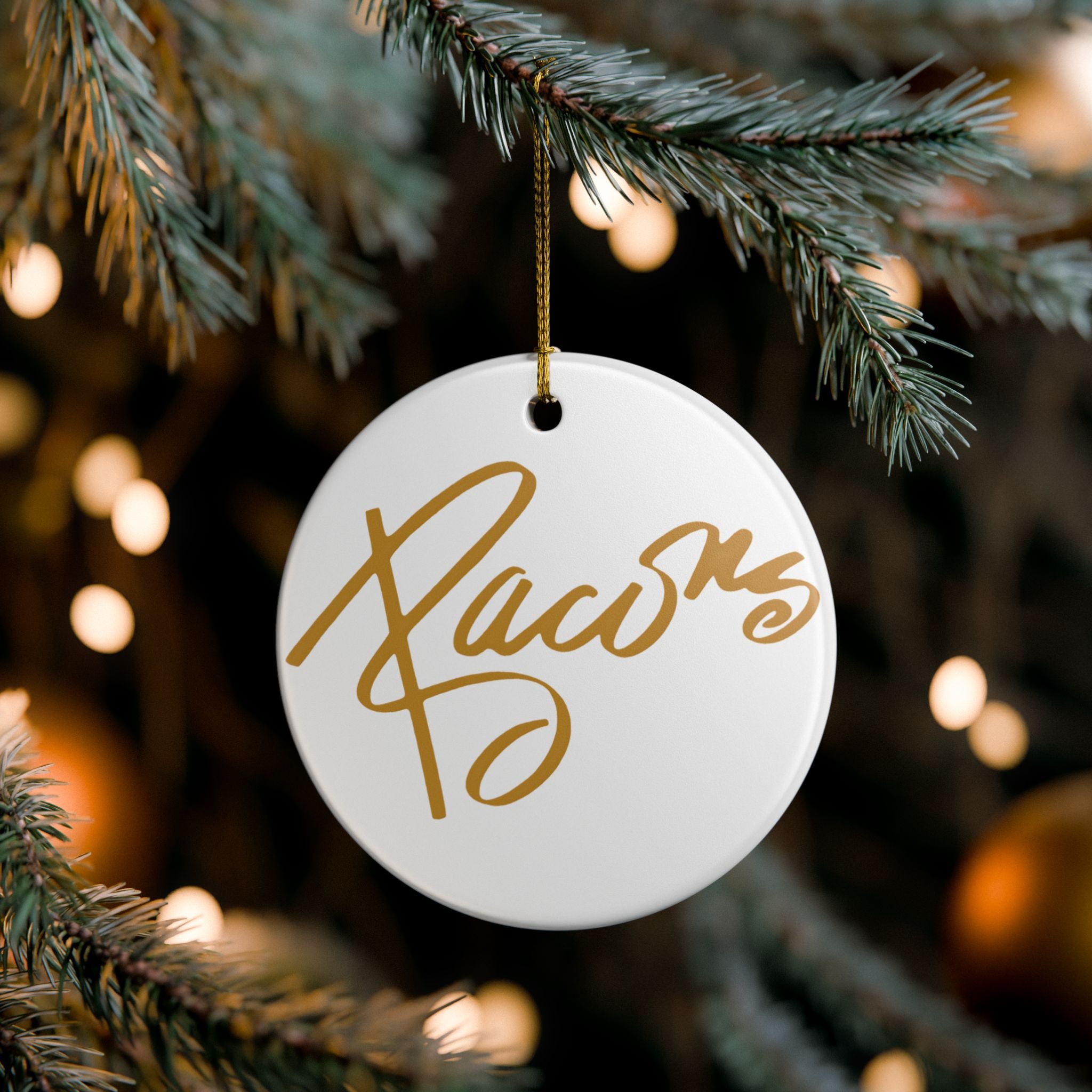 Bacon's Ceramic Ornament