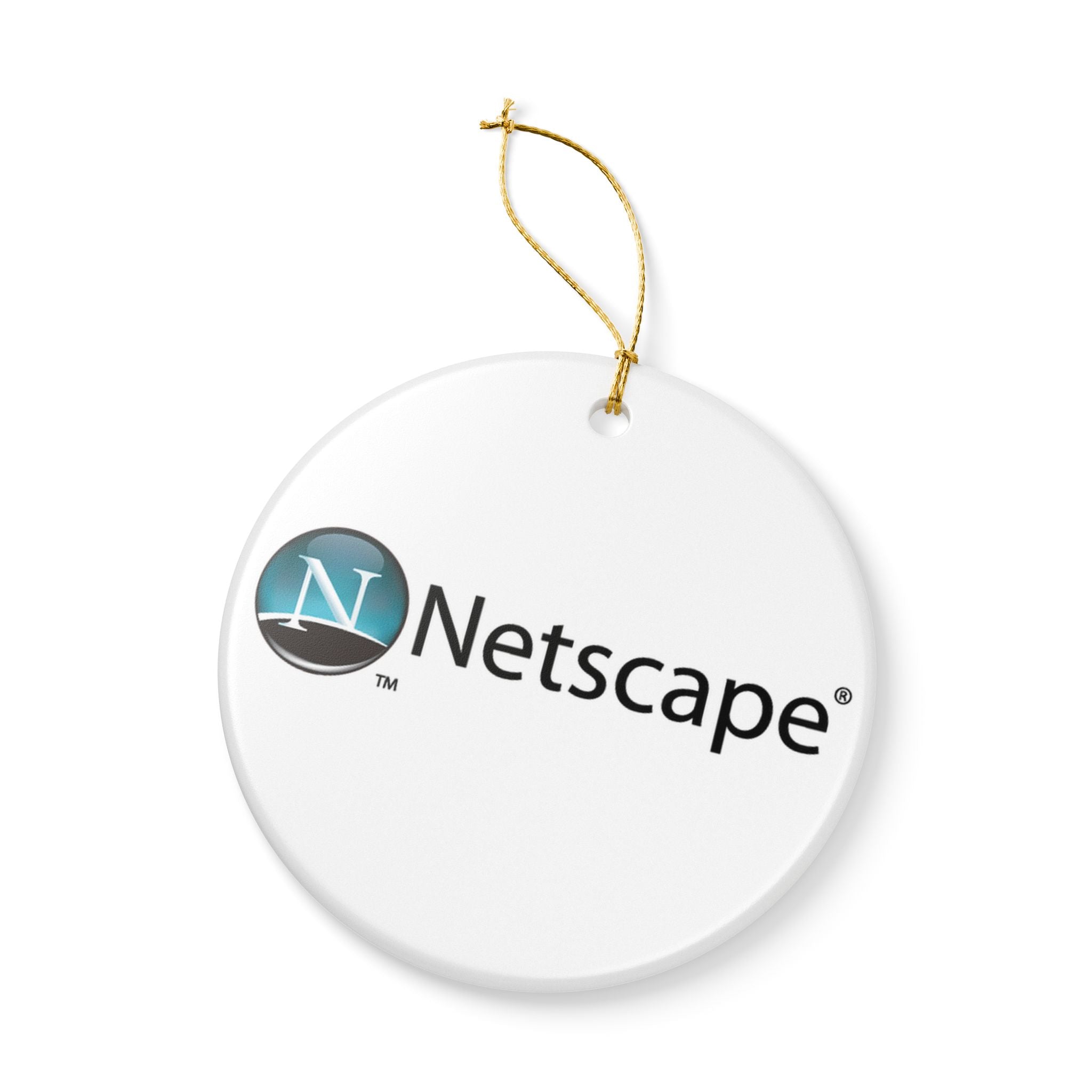Netscape Ceramic Ornament