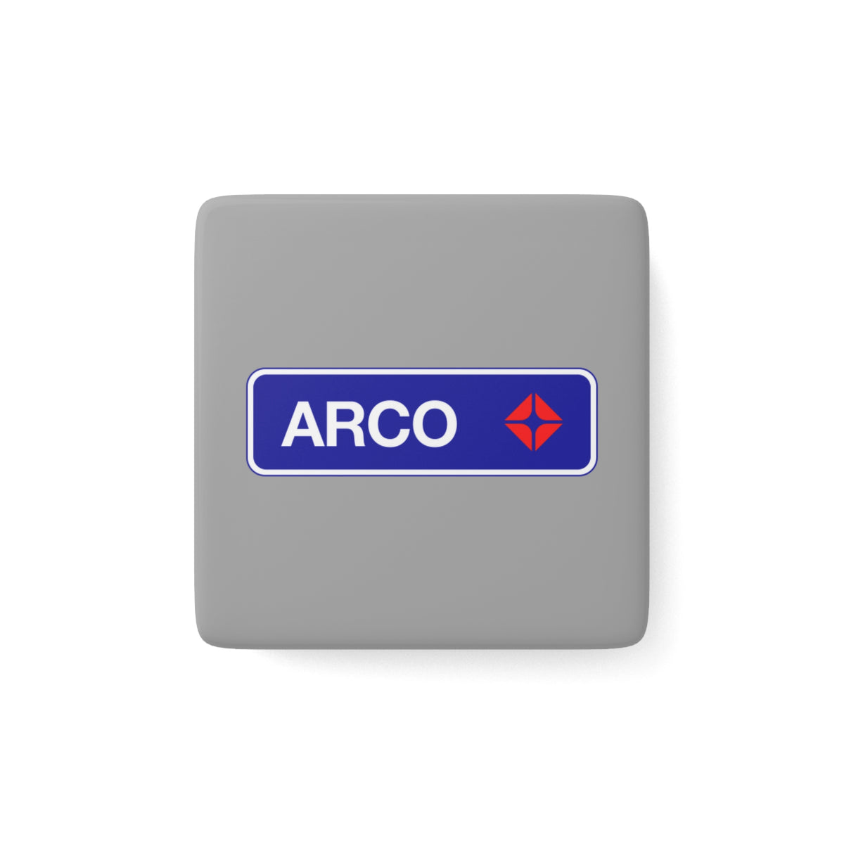 ARCO (Atlantic Richfield) Square Porcelain Fridge Magnet
