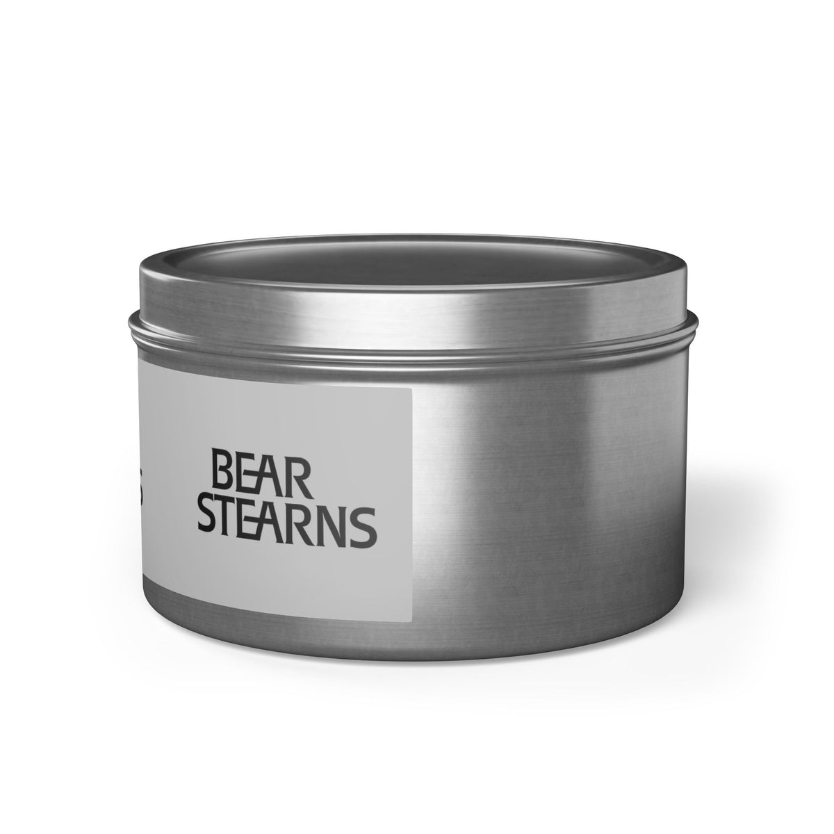 Bear Stearns Tin Candle