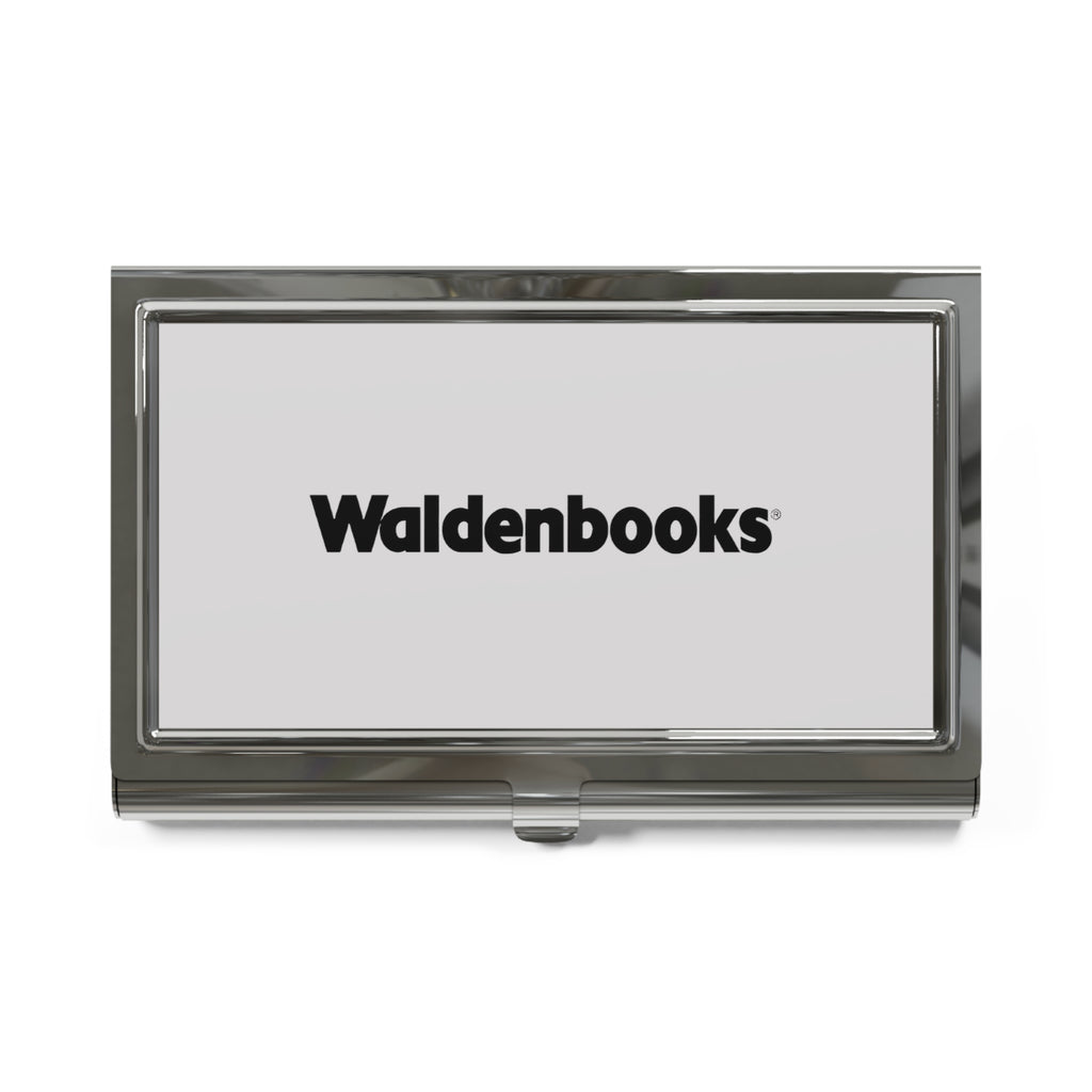 Waldenbooks Metal Business Card Holder