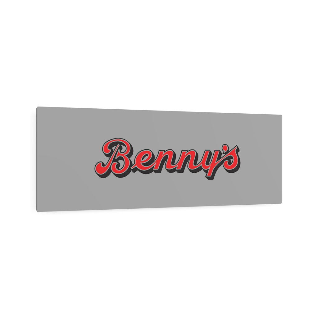 Benny's Metal Sign