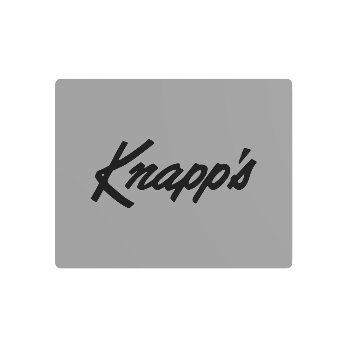J. W. Knapp Company Metal Sign