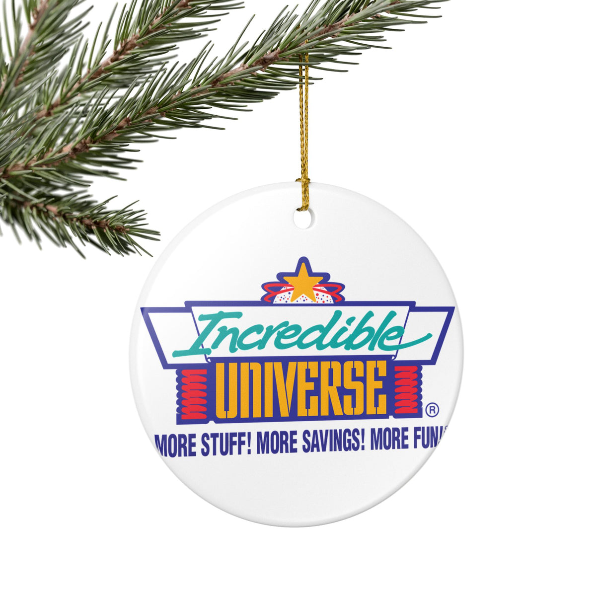 Incredible Universe Ceramic Ornament