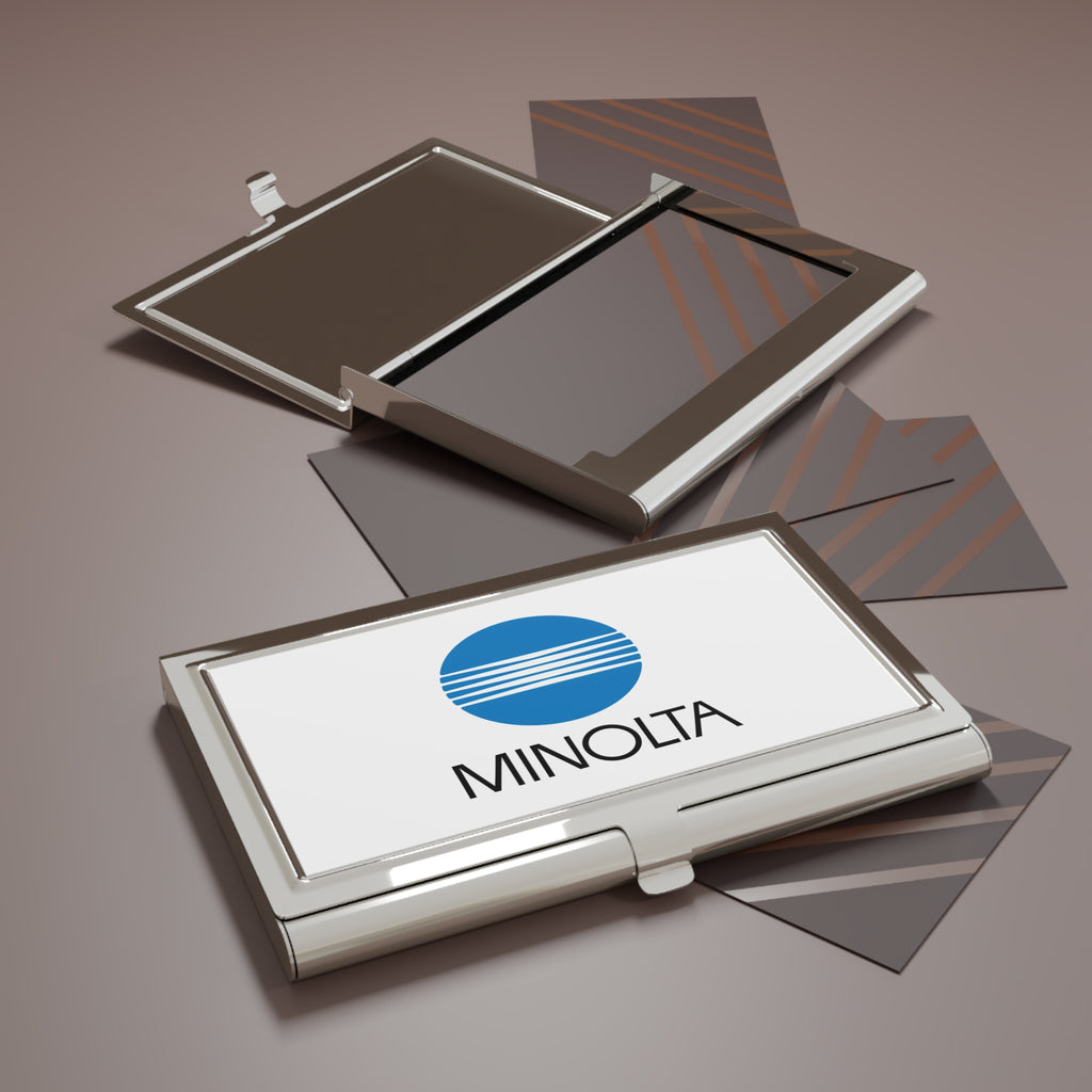 Minolta Metal Business Card Holder