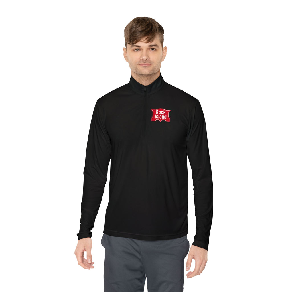 Chicago, Rock Island and Pacific Railroad Unisex Quarter Zip Pullover