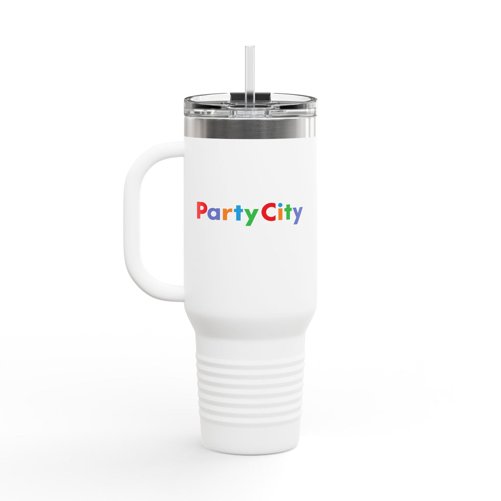 Party City 40oz Insulated Travel Mug Stainless Tumbler