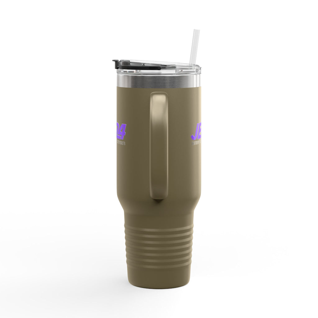 Jet 24 International Airways 40oz Insulated Travel Mug Stainless Tumbler