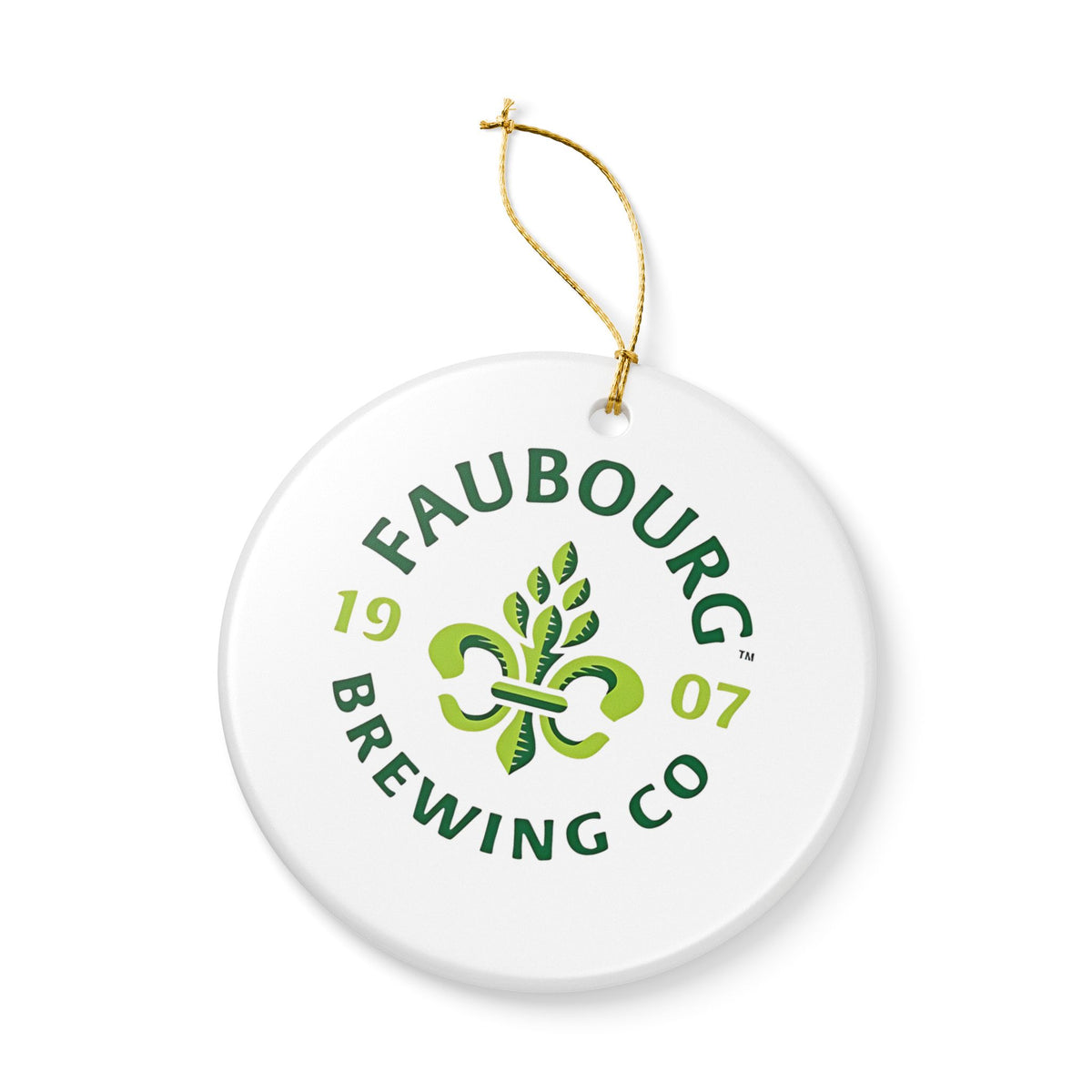 Faubourg Brewing Ceramic Ornament
