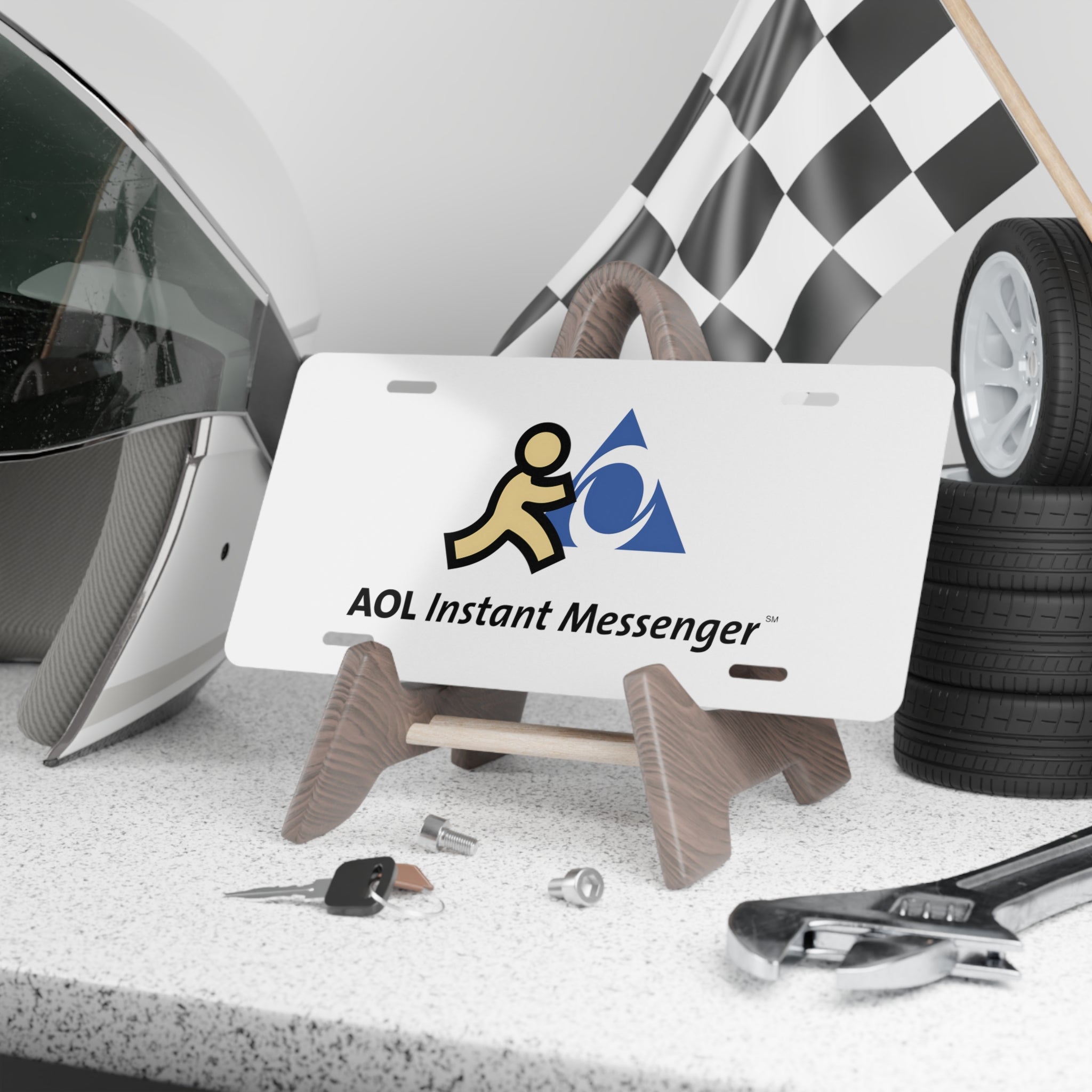 AOL Instant Messenger (AIM) Vanity License Plate