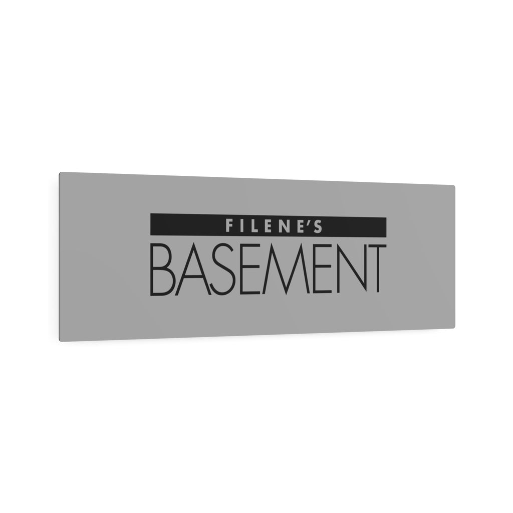 Filene's Basement Metal Sign