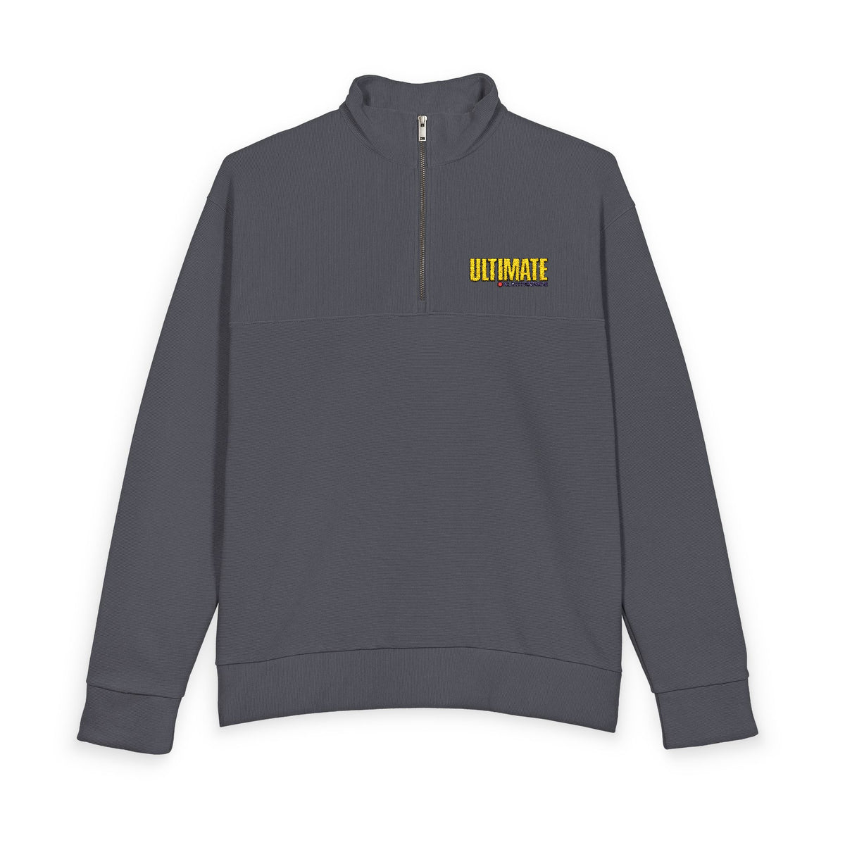 Ultimate Electronics Heavy Knit Quarter-Zip Sweatshirt