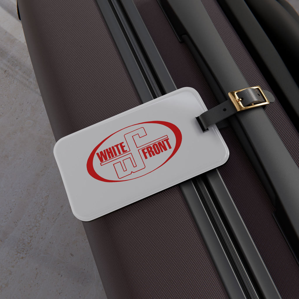 White Front Luggage Tag