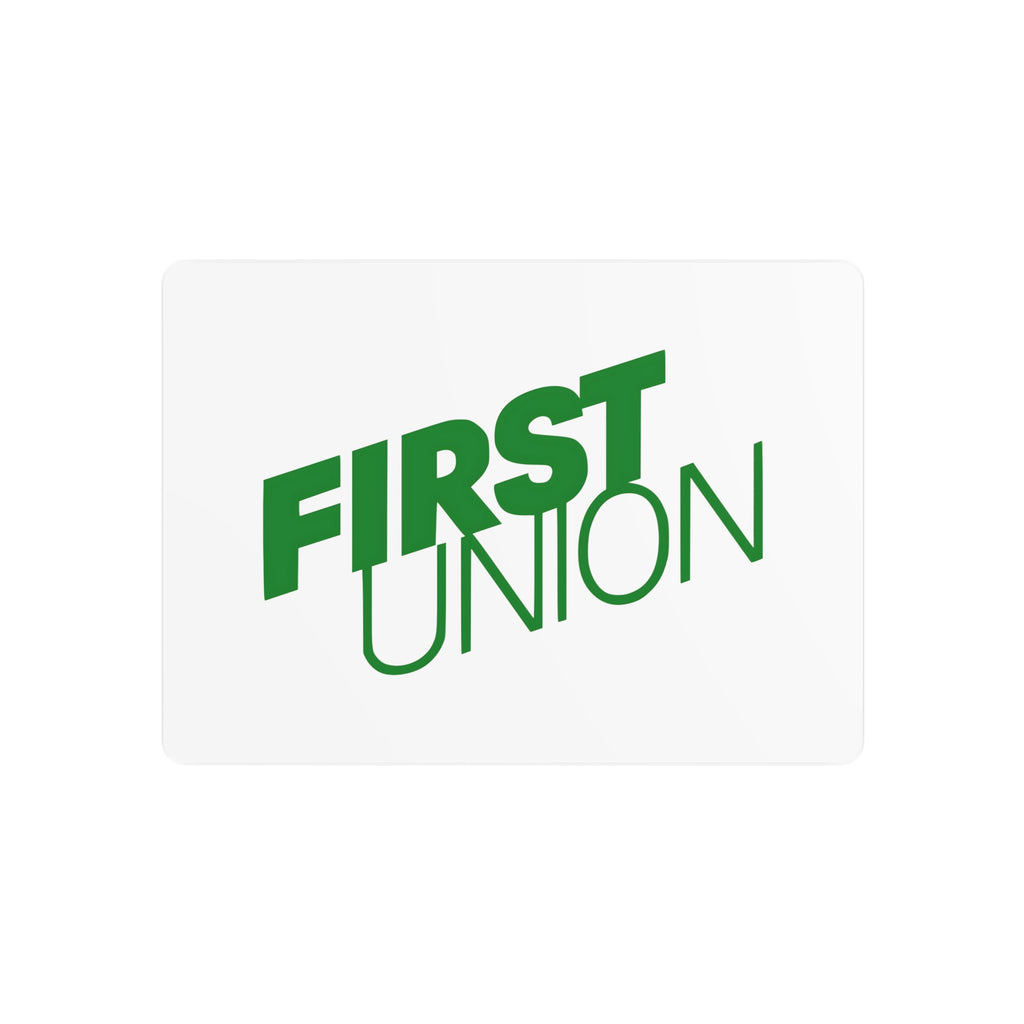 First Union Metal Sign