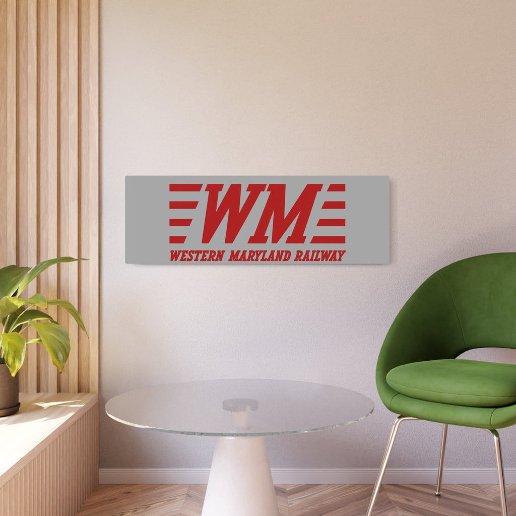 Western Maryland Railway Metal Sign