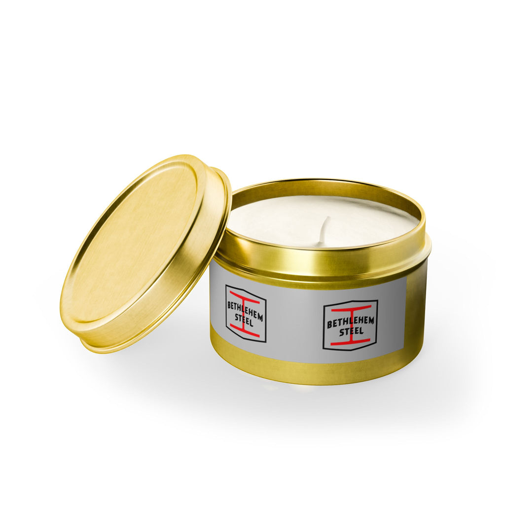 Bethlehem Steel Tin Candle