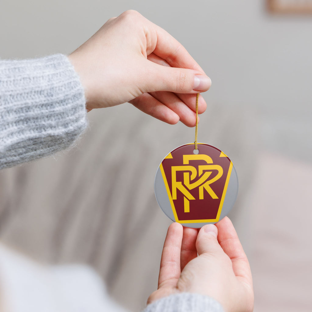 Pennsylvania Railroad Ceramic Ornament
