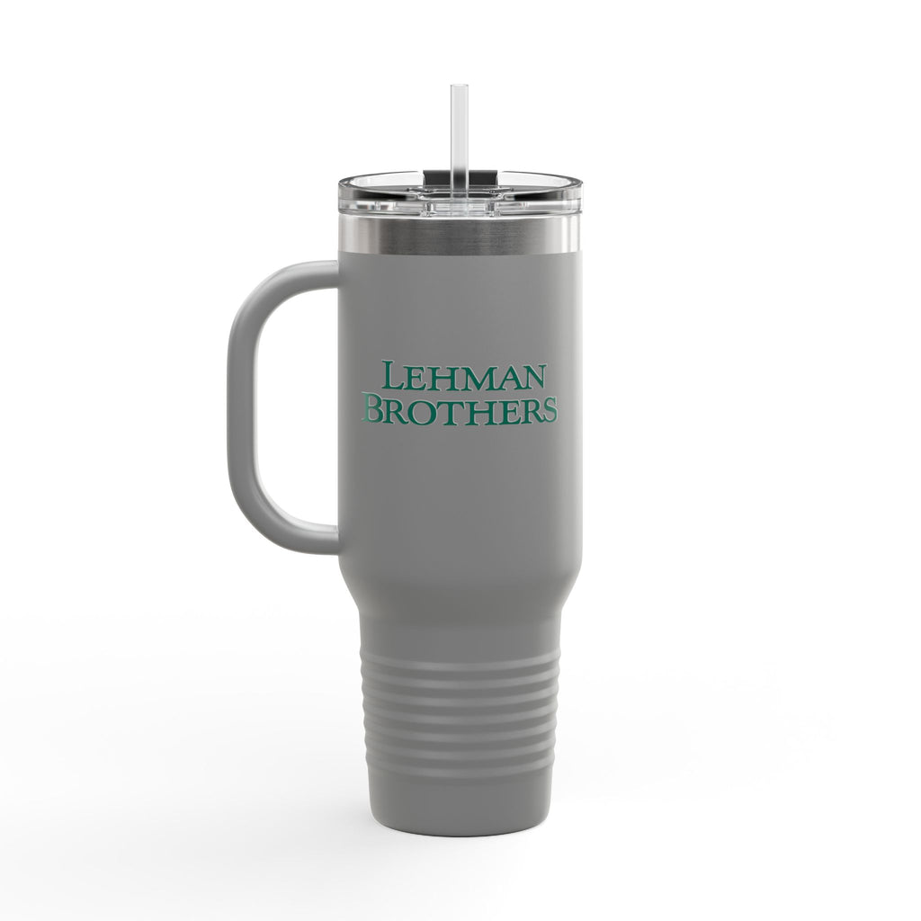 Lehman Brothers 40oz Insulated Travel Mug Stainless Tumbler