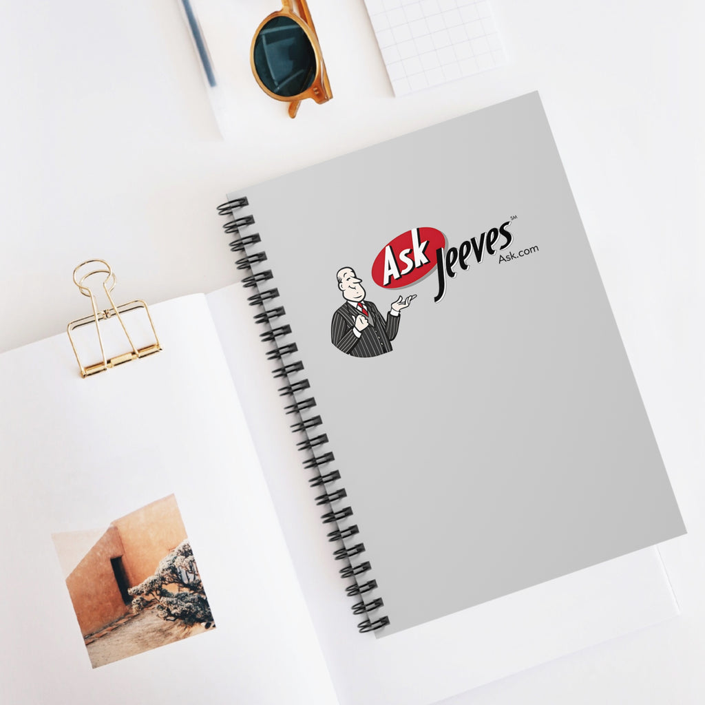 Ask Jeeves Spiral Notebook