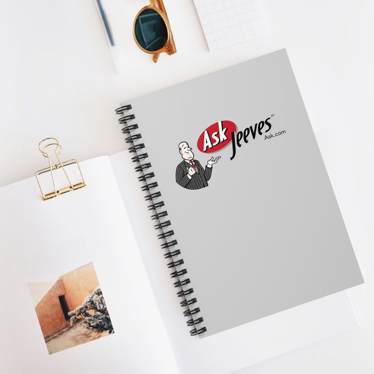 Ask Jeeves Spiral Notebook