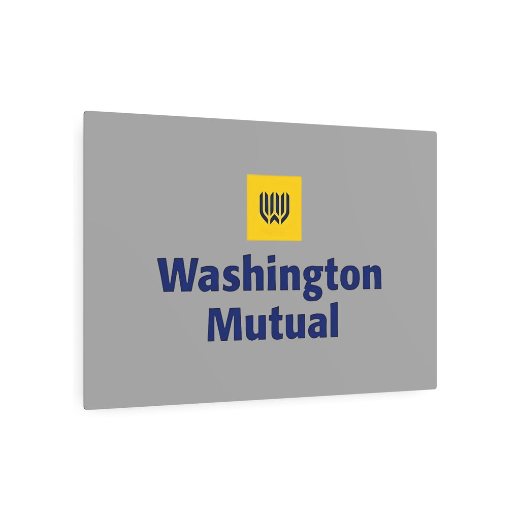 Washington Mutual Metal Sign
