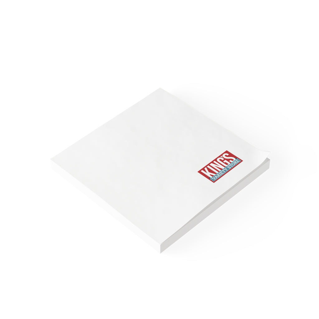King's Variety Store Sticky Post-it Note Pad