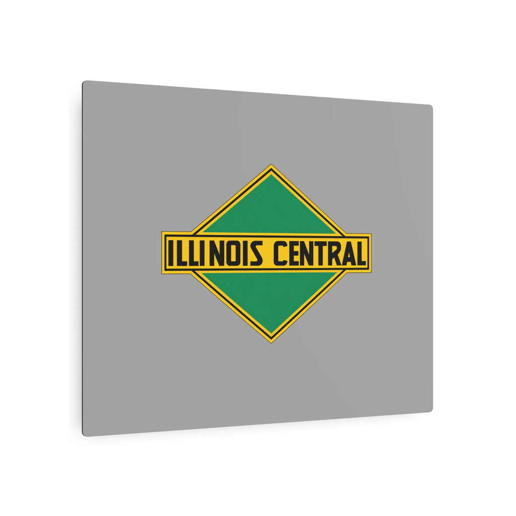 Illinois Central Railroad Metal Sign