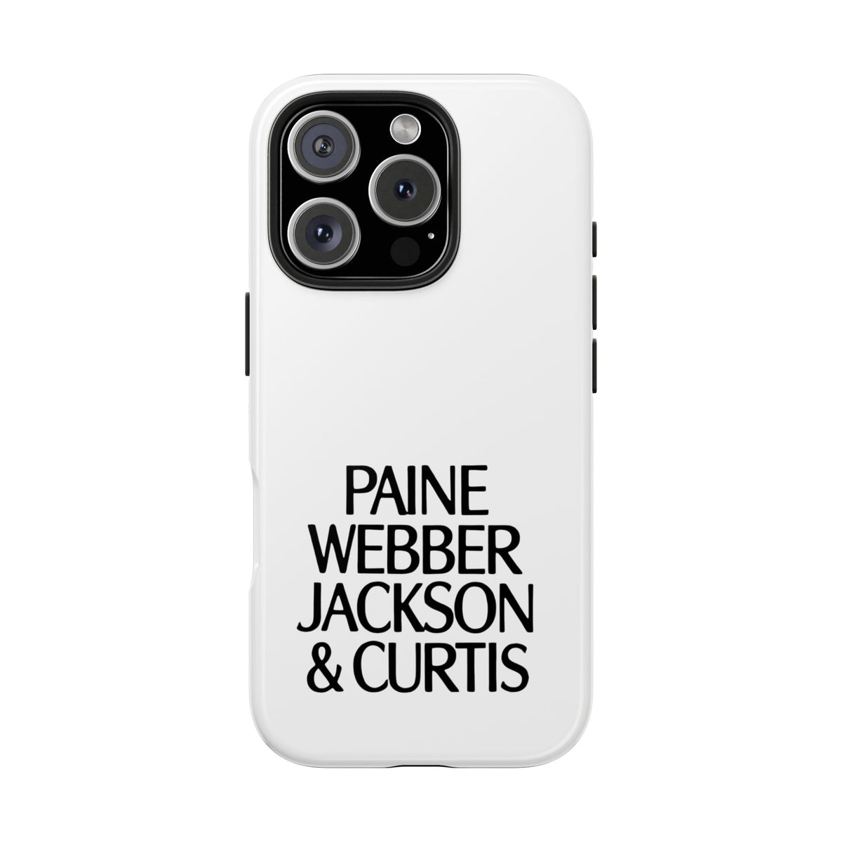Paine Webber Jackson & Curtis Tough Phone Case