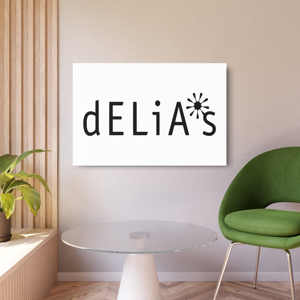 Delia's Metal Sign