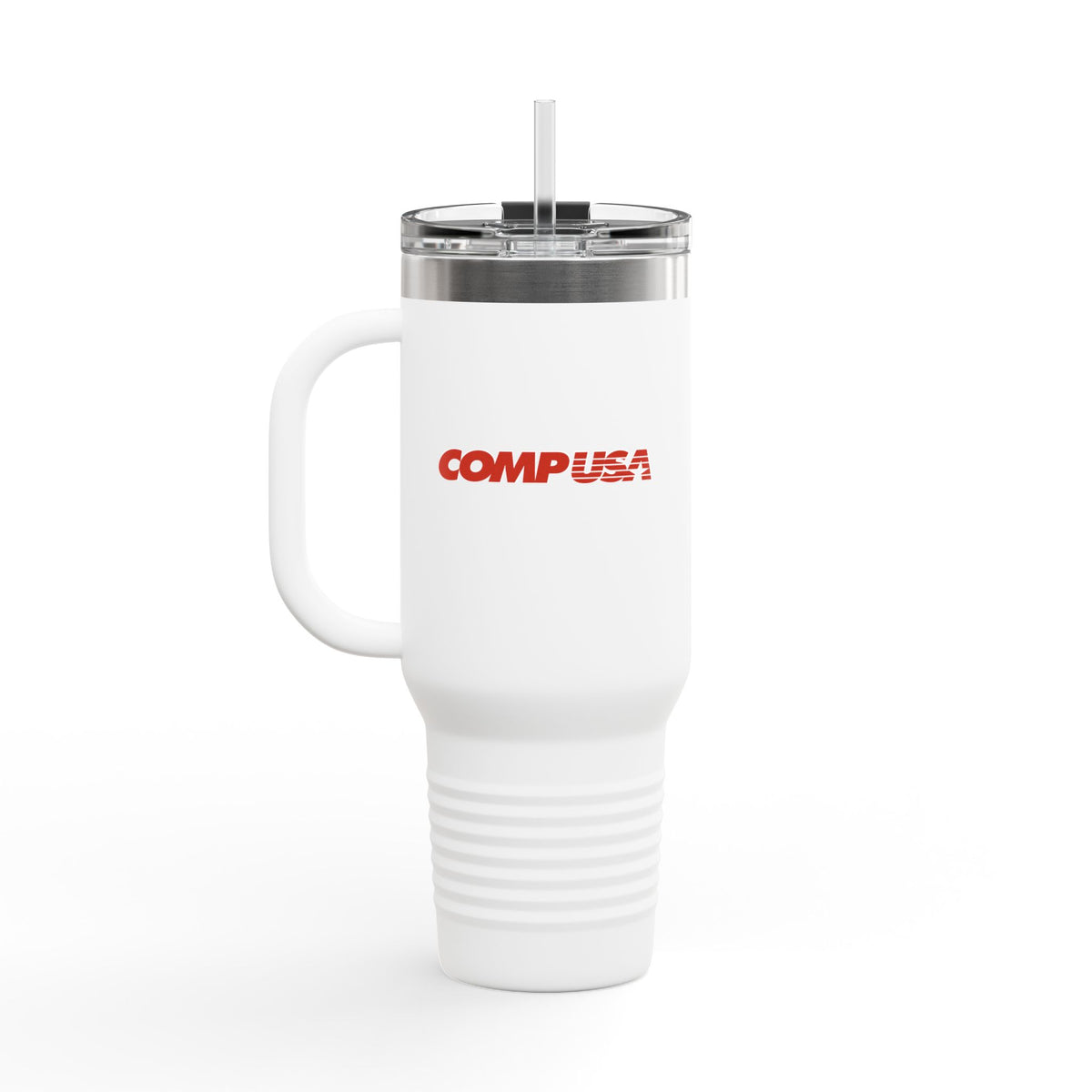 CompUSA 40oz Insulated Travel Mug Stainless Tumbler