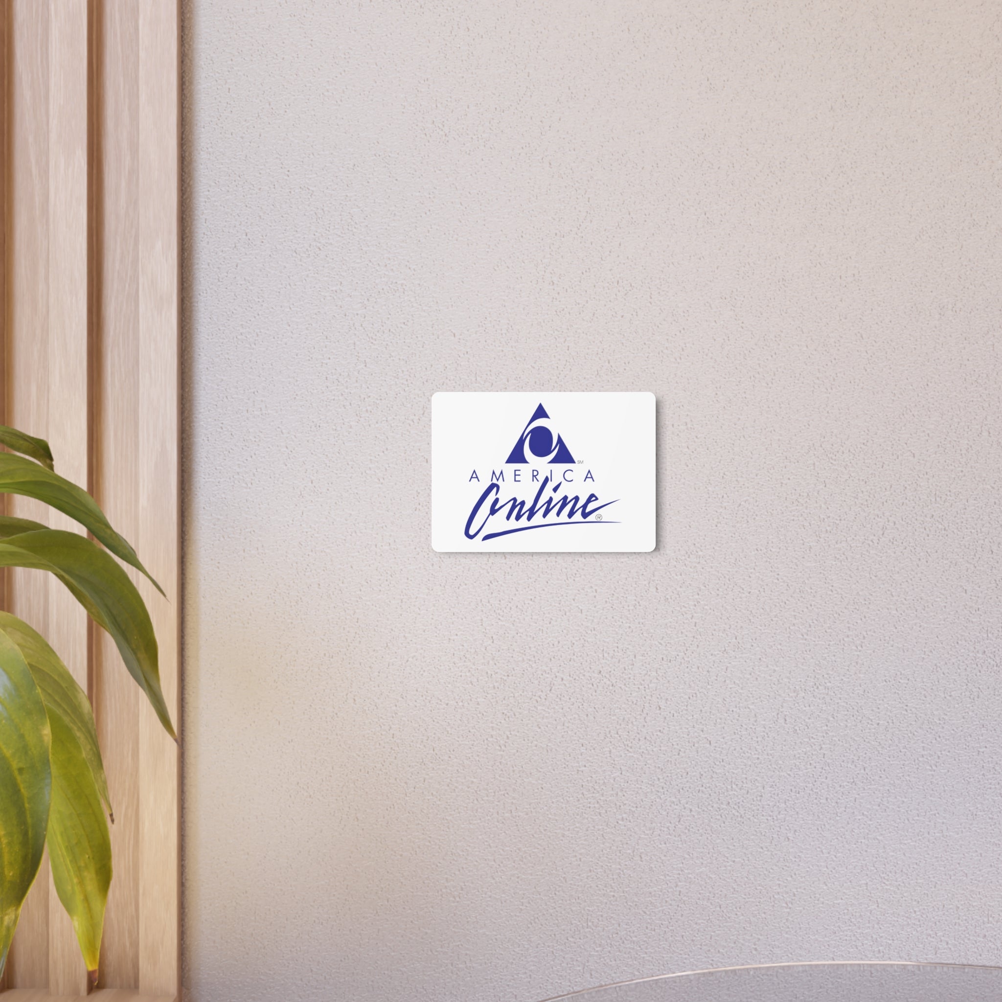 America Online (AOL) Metal Sign