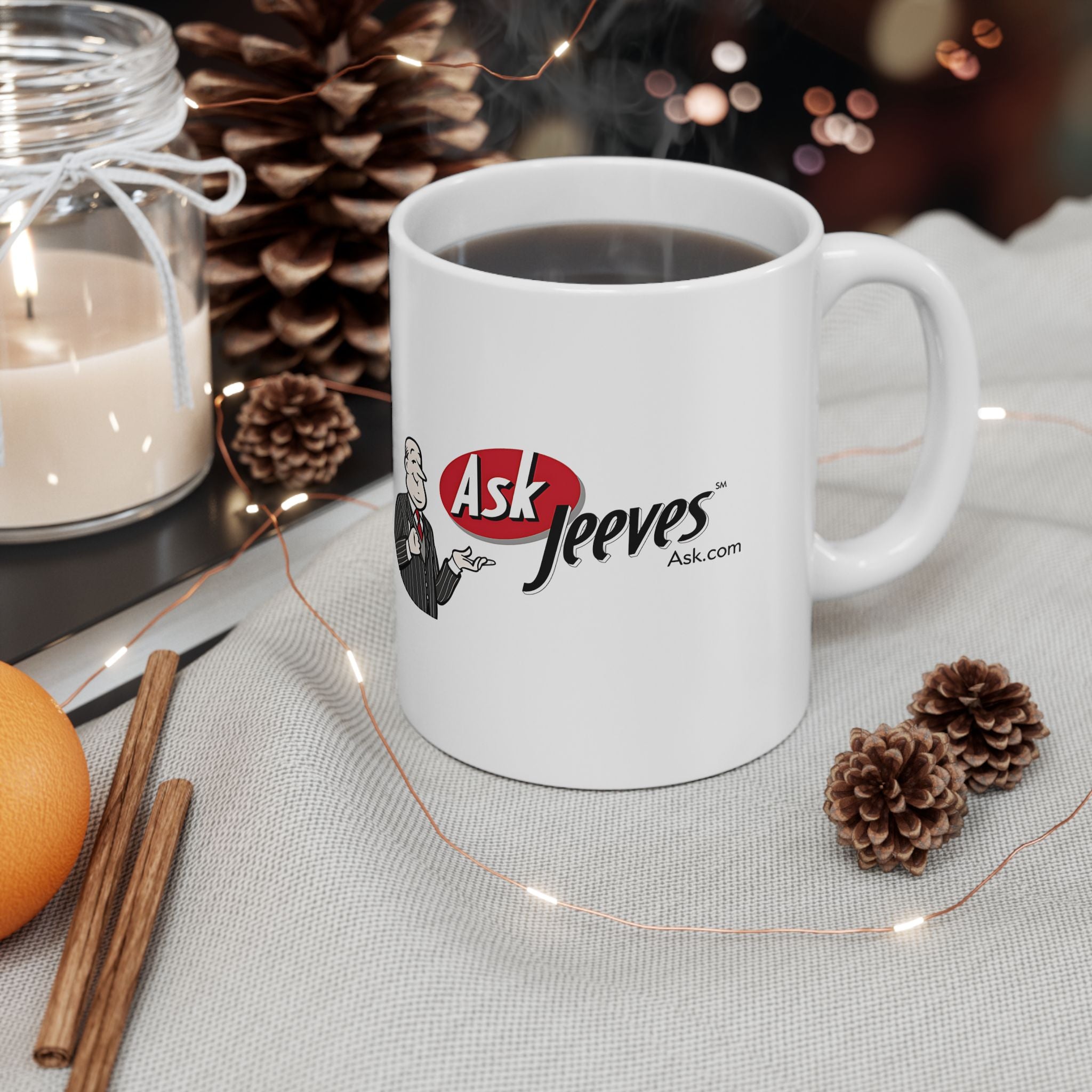 Ask Jeeves Ceramic Coffee Mug